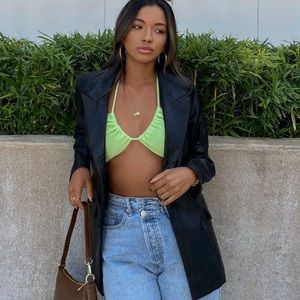 Princess Polly leather blazer